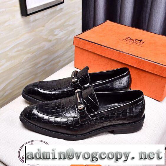 新価格で登場！HERMES 人気セール100%新品 エルメス 革靴限定激安 2019