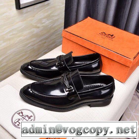 新価格で登場！HERMES 人気セール100%新品 エルメス 革靴限定激安 2019