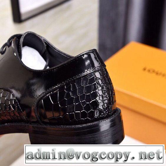 今年春夏ファション流行り LOUIS VUITTON 2019限定 男性に人気 ルイ ヴィトン 革靴王道コンビ