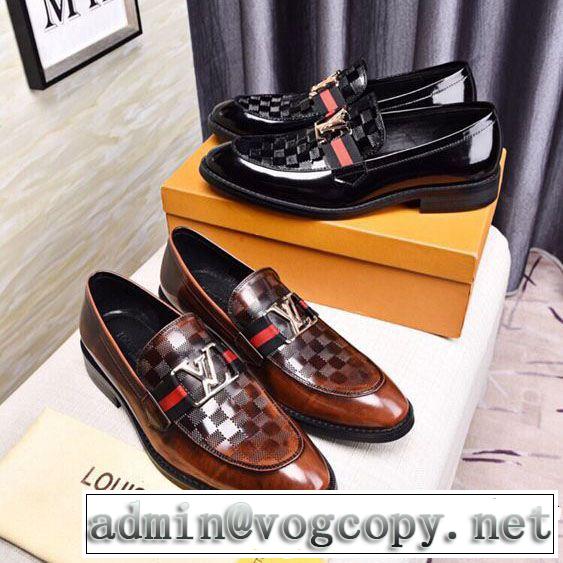 馴染みやすいスタイル美品 2色可選 2019夏ファション新品 革靴 LOUIS VUITTON  ルイ ヴィトン