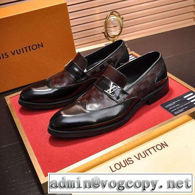  夏にぴったり上品 ルイ ヴィトン LOUIS VUITTON ビジネスシューズ大人っぽく着こなし2019SS新作