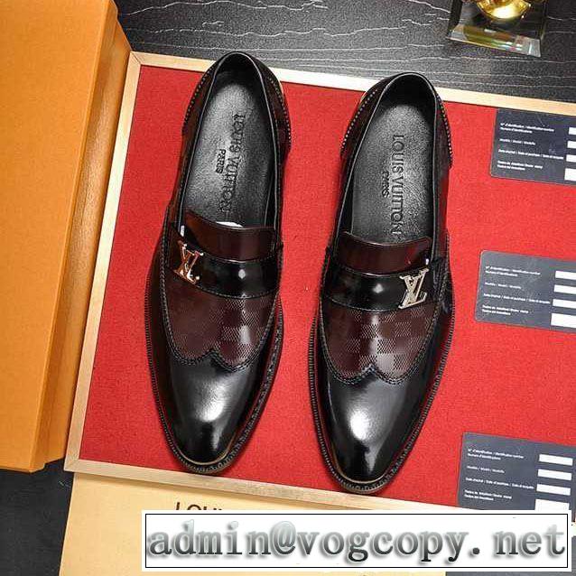 夏にぴったり上品 ルイ ヴィトン LOUIS VUITTON ビジネスシューズ大人っぽく着こなし2019SS新作