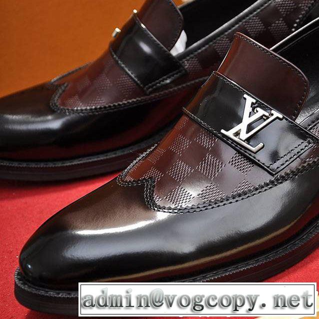 夏にぴったり上品 ルイ ヴィトン LOUIS VUITTON ビジネスシューズ大人っぽく着こなし2019SS新作