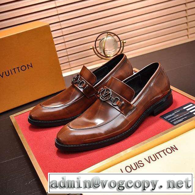【2019年】夏のファッション デザイン抜群のアイテム ルイ ヴィトンビジネスシューズ 2色可選 LOUIS VUITTON