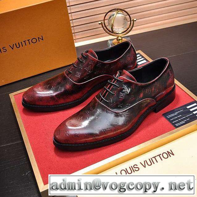  夏先に大活躍するルイ ヴィトン大人っぽく着こなし LOUIS VUITTON 2019SSのトレンド商品 ビジネスシューズ 2色可選