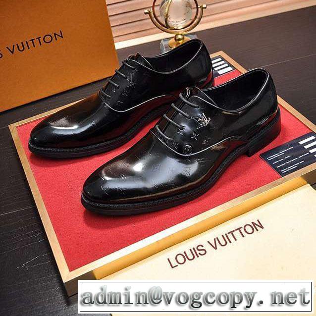 夏先に大活躍するルイ ヴィトン大人っぽく着こなし LOUIS VUITTON 2019SSのトレンド商品 ビジネスシューズ 2色可選