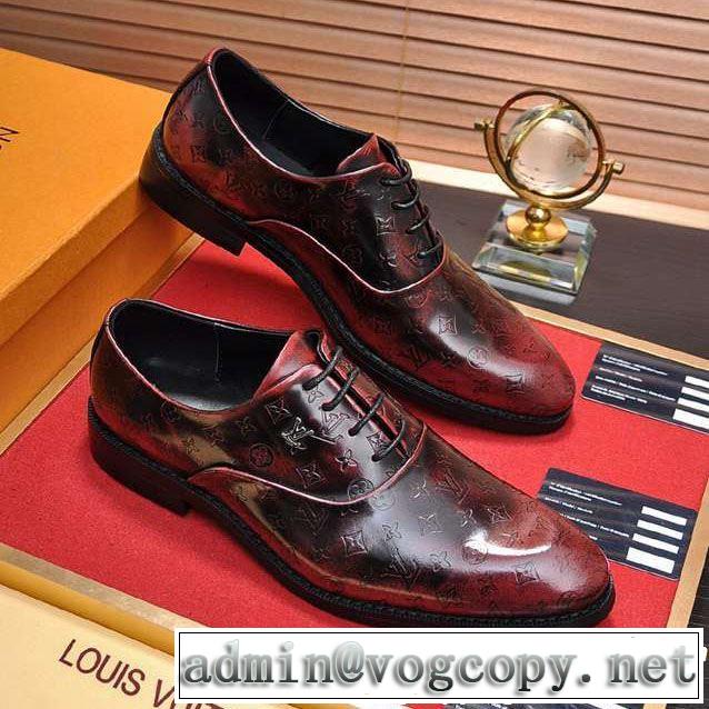 夏先に大活躍するルイ ヴィトン大人っぽく着こなし LOUIS VUITTON 2019SSのトレンド商品 ビジネスシューズ 2色可選