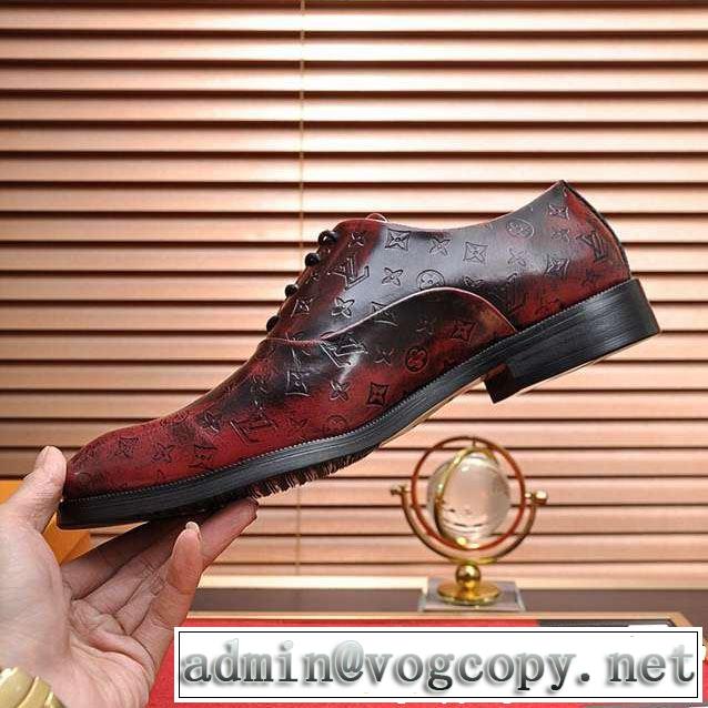 夏先に大活躍するルイ ヴィトン大人っぽく着こなし LOUIS VUITTON 2019SSのトレンド商品 ビジネスシューズ 2色可選