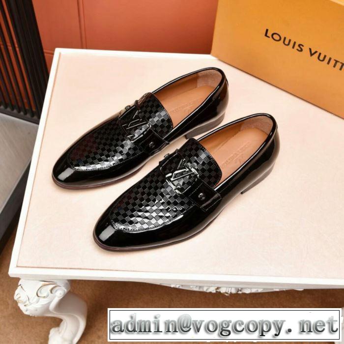 今シーズン注目のデザイン ルイ ヴィトン2019限定 男性に人気 LOUIS VUITTONビジネスシューズ
