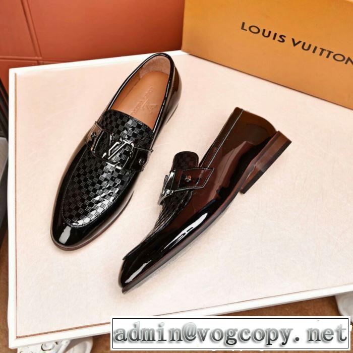 今シーズン注目のデザイン ルイ ヴィトン2019限定 男性に人気 LOUIS VUITTONビジネスシューズ
