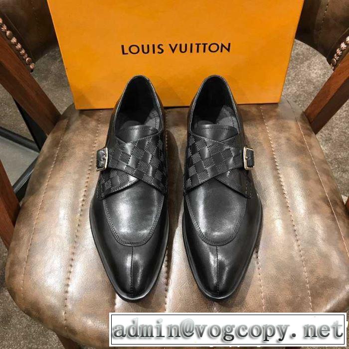 送料込み 希少品 2色可選 ルイ ヴィトン LOUIS VUITTON ビジネスシューズ2019夏ファション新品