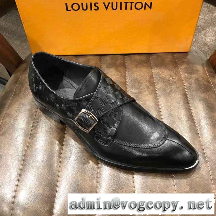 送料込み 希少品 2色可選 ルイ ヴィトン LOUIS VUITTON ビジネスシューズ2019夏ファション新品