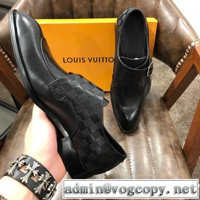 送料込み 希少品 2色可選 ルイ ヴィトン LOUIS VUITTON ビジネスシューズ2019夏ファション新品