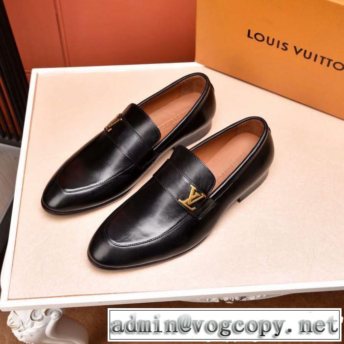 2019限定 男性に人気 ルイ ヴィトン LOUIS VUITTON 夏先に大活躍する ビジネスシューズ大人の色味