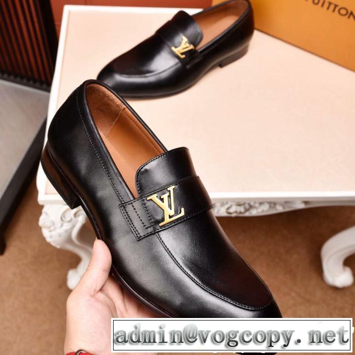 2019限定 男性に人気 ルイ ヴィトン LOUIS VUITTON 夏先に大活躍する ビジネスシューズ大人の色味