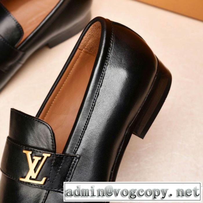 2019限定 男性に人気 ルイ ヴィトン LOUIS VUITTON 夏先に大活躍する ビジネスシューズ大人の色味
