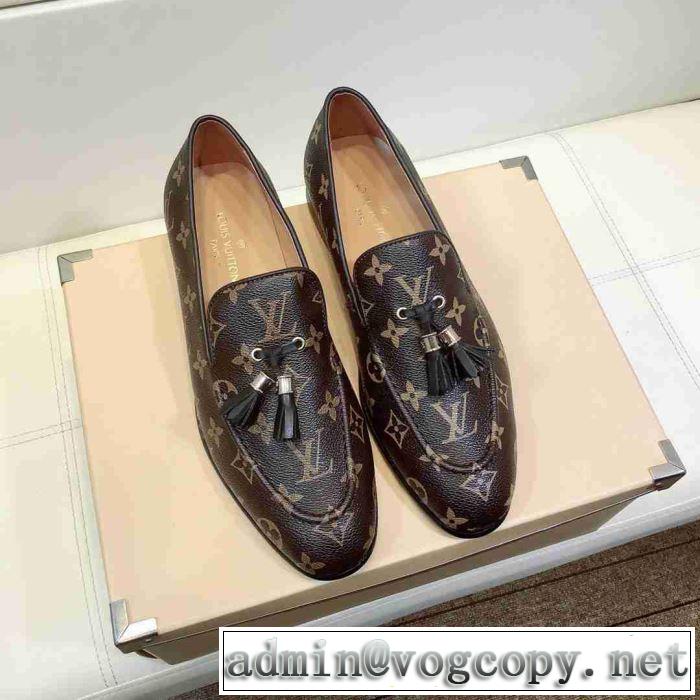 ルイ ヴィトン LOUIS VUITTON オシャレな印象に ビジネスシューズ 2019春夏人気トレンドアイテム 2色可選  オシャレ上級者に
