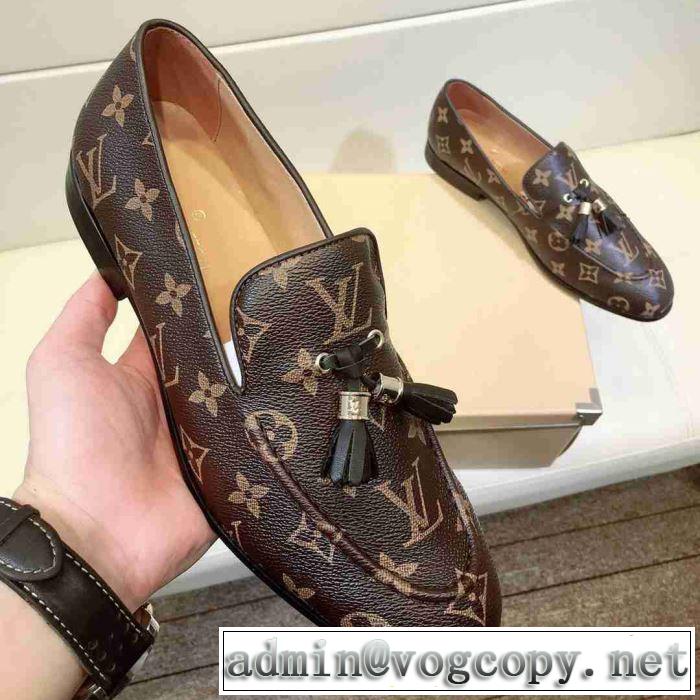 ルイ ヴィトン LOUIS VUITTON オシャレな印象に ビジネスシューズ 2019春夏人気トレンドアイテム 2色可選  オシャレ上級者に