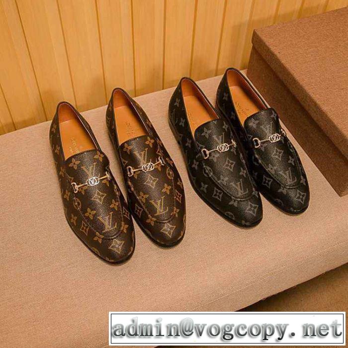 デザイン抜群のアイテム ビジネスシューズ 2019年春夏流行ファッション 2色可選 ルイ ヴィトン LOUIS VUITTON ファッションにトレンド