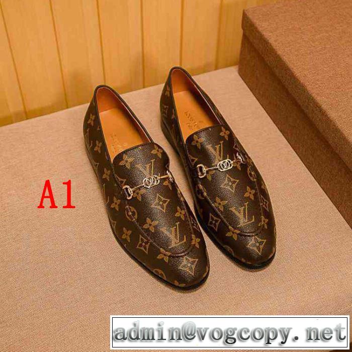 デザイン抜群のアイテム ビジネスシューズ 2019年春夏流行ファッション 2色可選 ルイ ヴィトン LOUIS VUITTON ファッションにトレンド