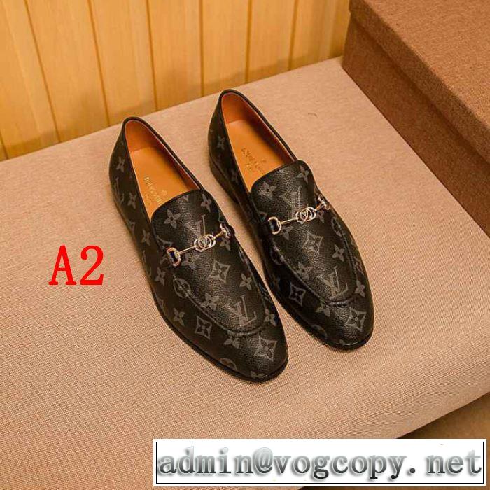 デザイン抜群のアイテム ビジネスシューズ 2019年春夏流行ファッション 2色可選 ルイ ヴィトン LOUIS VUITTON ファッションにトレンド
