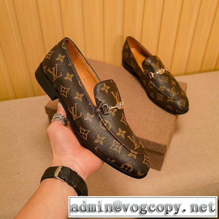 デザイン抜群のアイテム ビジネスシューズ 2019年春夏流行ファッション 2色可選 ルイ ヴィトン LOUIS VUITTON ファッションにトレンド