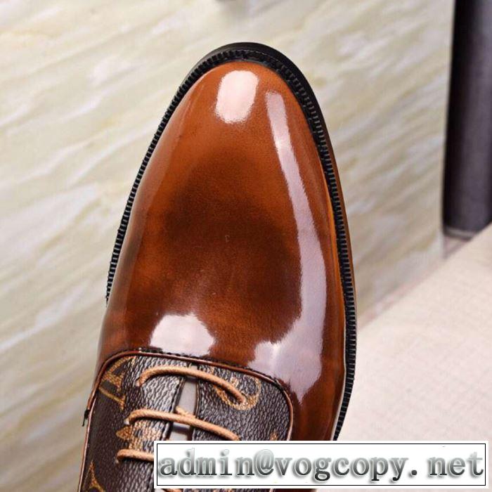 2色可選  洗練された印象に ビジネスシューズ今季のトレンド人気新作 ルイ ヴィトン LOUIS VUITTON 今っぽいトレンド