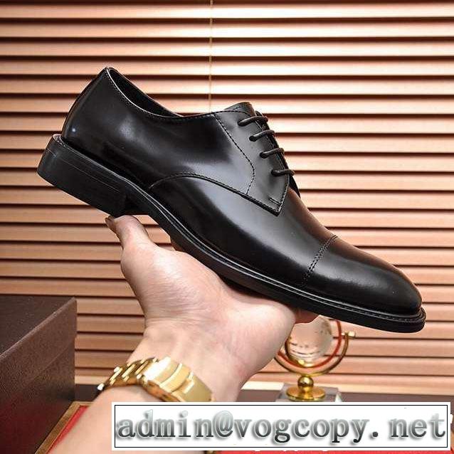 2019年最新ファッション ビジネスシューズ  すごく稀少カラープラダ PRADA 完売在庫確保