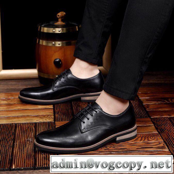 馴染みやすいスタイル美品  ビジネスシューズ プラダ PRADA 2019春夏のトレンド新商品