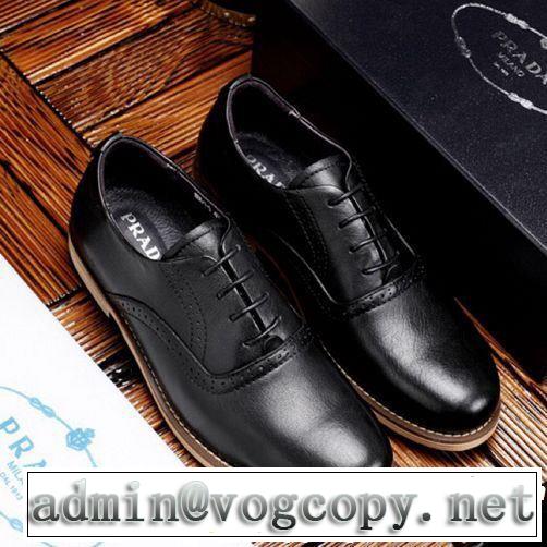 2色可選 プラダ正規品保証19春夏 PRADA  ビジネスシューズ 今期のトレンド定番アイテム