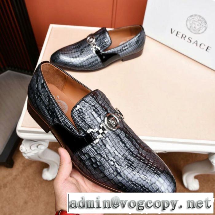 VERSACE 特価セール ビジネスシューズ ヴェルサーチVIPセールでお得 2019春夏のトレンド新商品