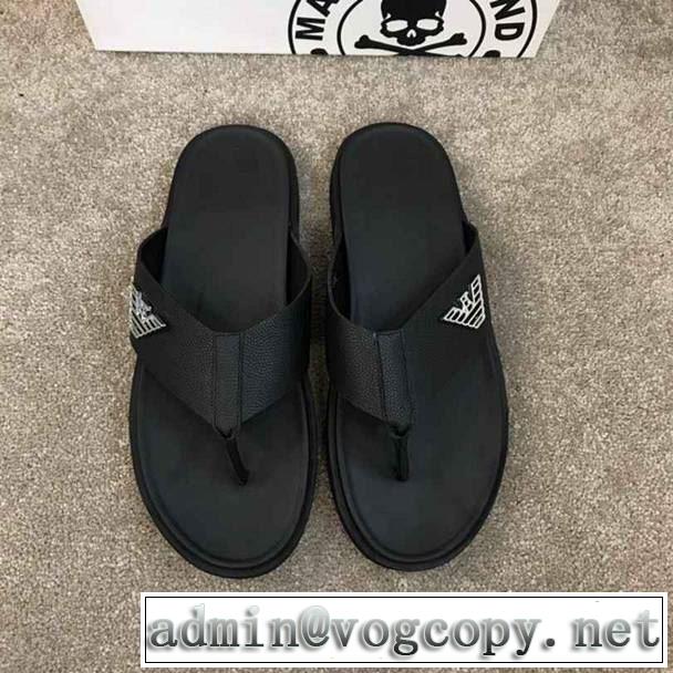 2019年の夏のマスト アルマーニ ARMANI この夏は注目新作  サンダル さわやか夏スタイル新品