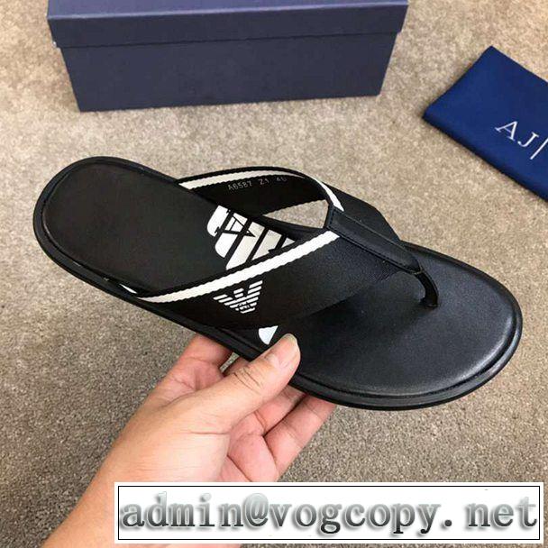 2色可選 サンダル すっきりした印象に 2019年春夏のトレンドアイテム アルマーニ ARMANI ちょっと大人の印象