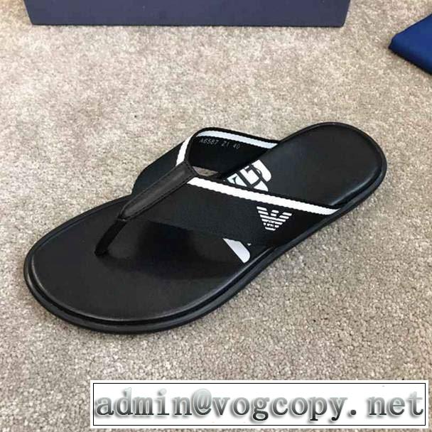 2色可選 サンダル すっきりした印象に 2019年春夏のトレンドアイテム アルマーニ ARMANI ちょっと大人の印象