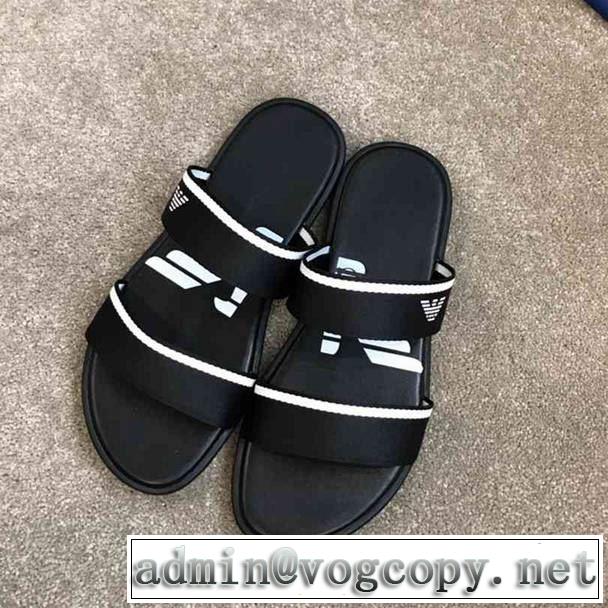 サンダル トレンド感があって涼しげ アルマーニ ARMANI 2019年最新ファッション 2色可選 ブランドの話題の新作も！