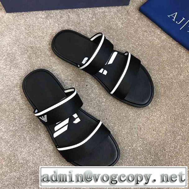 サンダル トレンド感があって涼しげ アルマーニ ARMANI 2019年最新ファッション 2色可選 ブランドの話題の新作も！ 