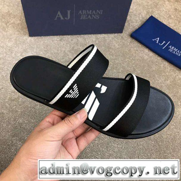サンダル トレンド感があって涼しげ アルマーニ ARMANI 2019年最新ファッション 2色可選 ブランドの話題の新作も！