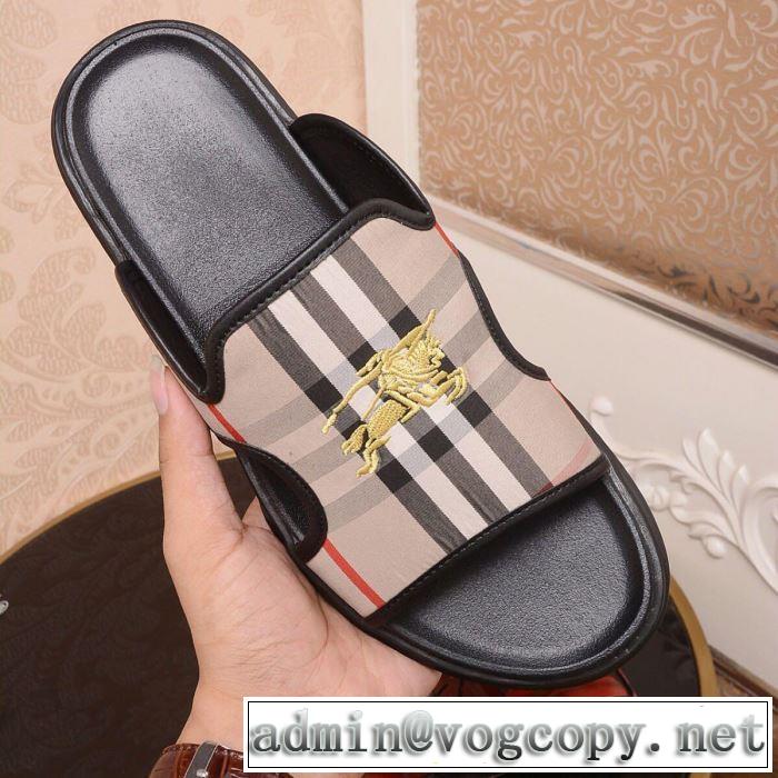  リラックス感のあるゆったり サンダル 2019夏ファション新品  バーバリー BURBERRY 抜け感のある夏着物