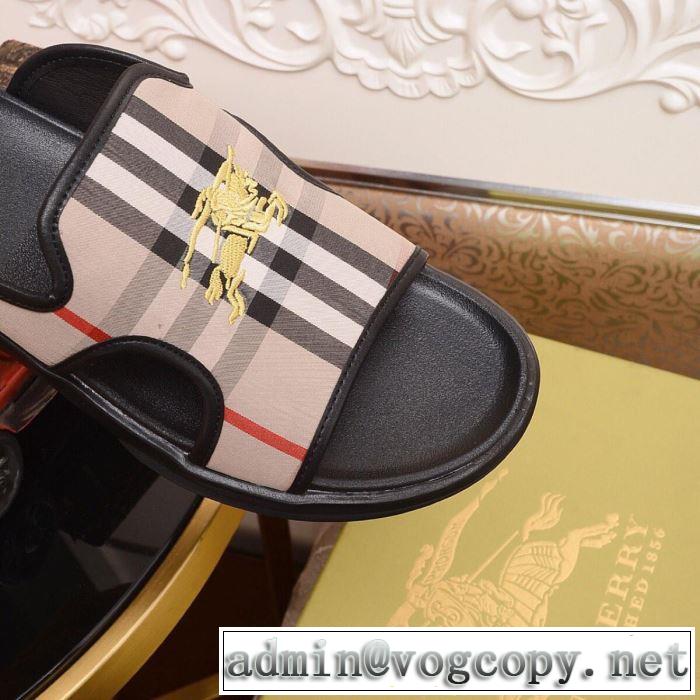  リラックス感のあるゆったり サンダル 2019夏ファション新品  バーバリー BURBERRY 抜け感のある夏着物