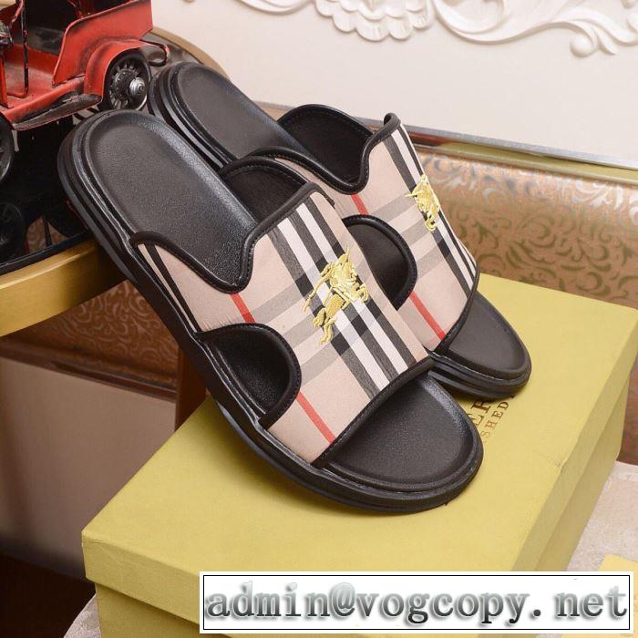 リラックス感のあるゆったり サンダル 2019夏ファション新品  バーバリー BURBERRY 抜け感のある夏着物 