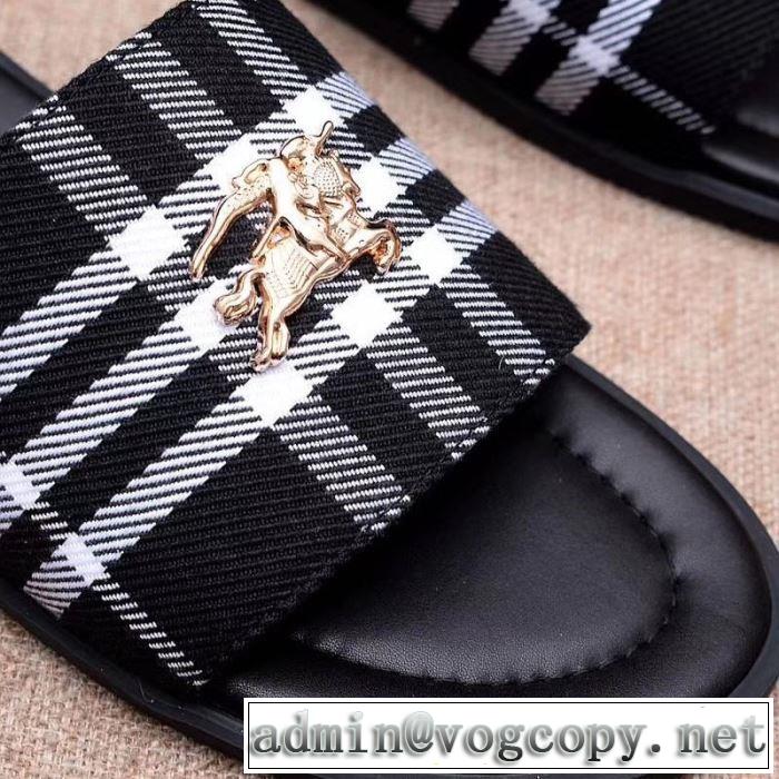 バーバリー BURBERRY トレンドアイテムとして継続 サンダル 大胆なデザイン 3色可選 大人カジュアル夏ファッション2019