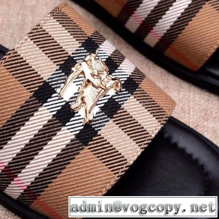  バーバリー BURBERRY トレンドアイテムとして継続 サンダル 大胆なデザイン 3色可選 大人カジュアル夏ファッション2019