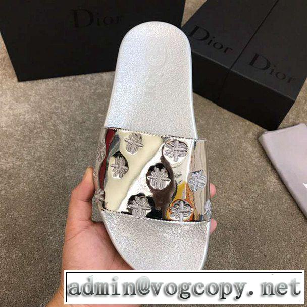  2019夏色っぽさ サンダル おしゃれデザインも大人気 ディオール DIOR 夏らしい爽やかさ 2色可選 オシャレな印象に