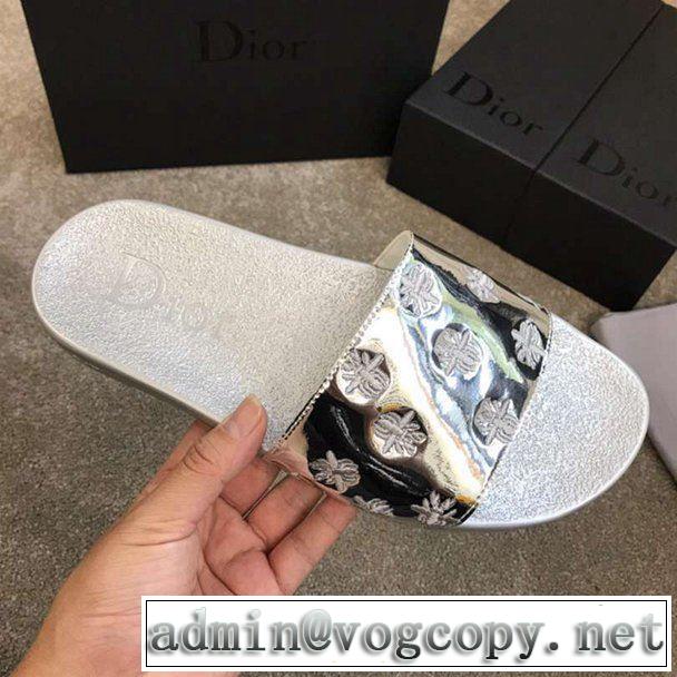  2019夏色っぽさ サンダル おしゃれデザインも大人気 ディオール DIOR 夏らしい爽やかさ 2色可選 オシャレな印象に