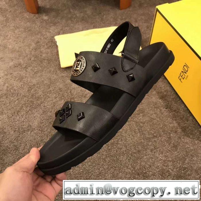 今期注目のブランドトレンド フェンディおしゃれな夏ファッション2019 FENDI  サンダル