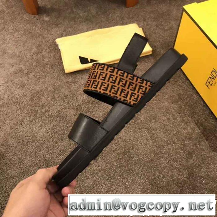 素敵カジュアル春夏新品 フェンディ2019春夏人気トレンドアイテム  FENDI サンダル