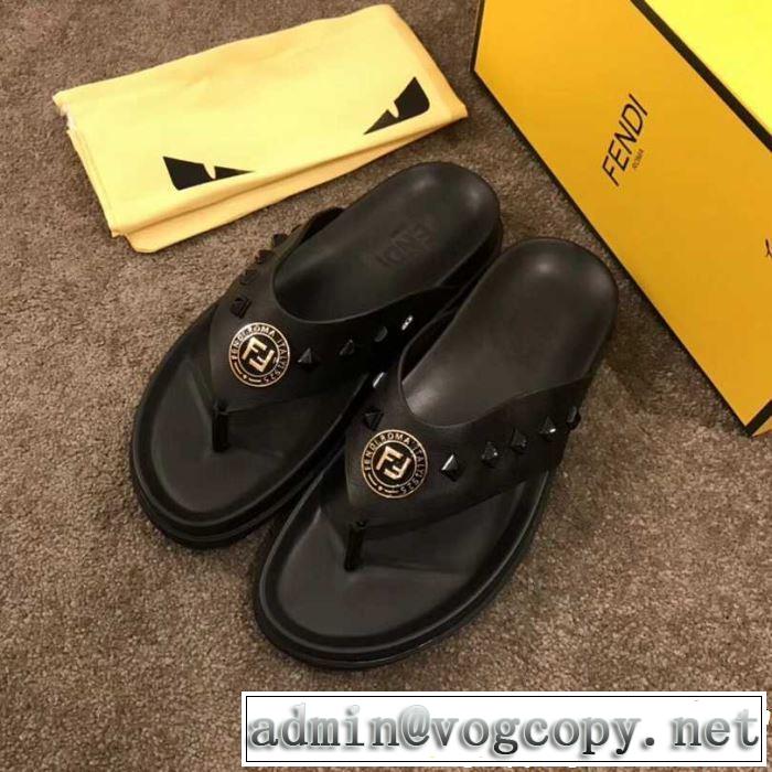 おしゃれな夏ファッションFENDI サンダル夏らしい季節感 2019 フェンディ