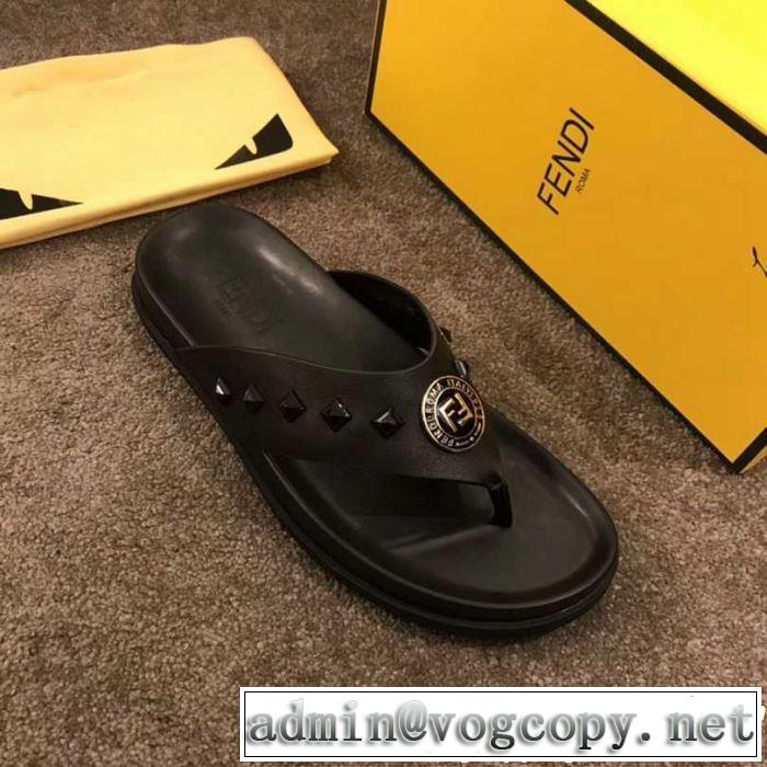 おしゃれな夏ファッションFENDI サンダル夏らしい季節感 2019 フェンディ