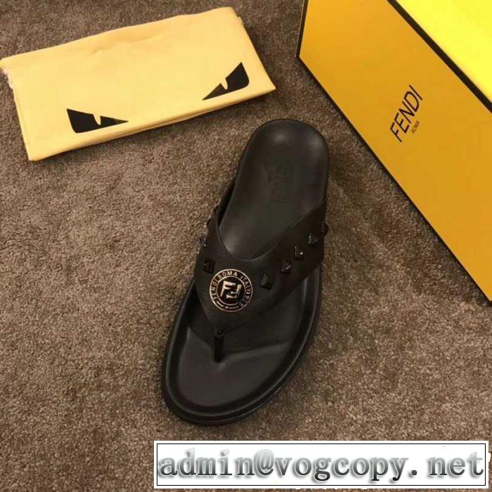 おしゃれな夏ファッションFENDI サンダル夏らしい季節感 2019 フェンディ