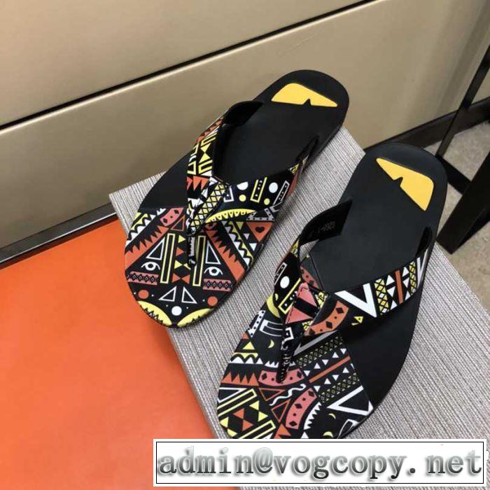 ぜひ今年のトレンドをチェック フェンディ FENDI トングサンダル2019SSのトレンド商品